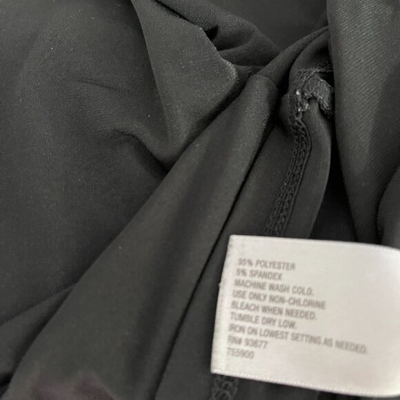 Worthington Black Cap Sleeve Top Size 2X - Picture 4 of 5